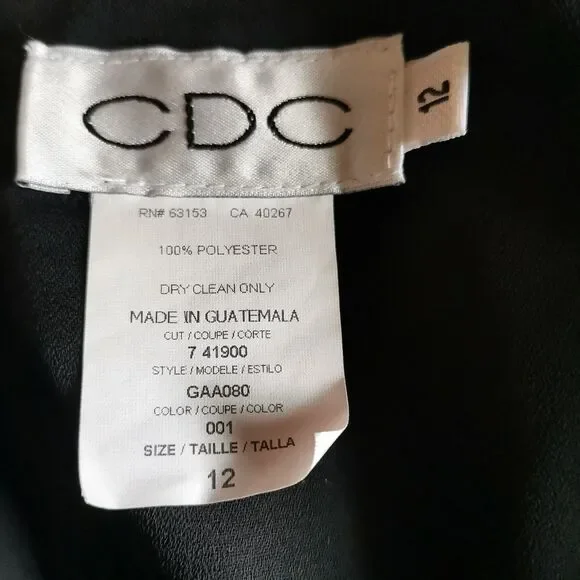 CDC Black Dress. - Picture 7 of 8